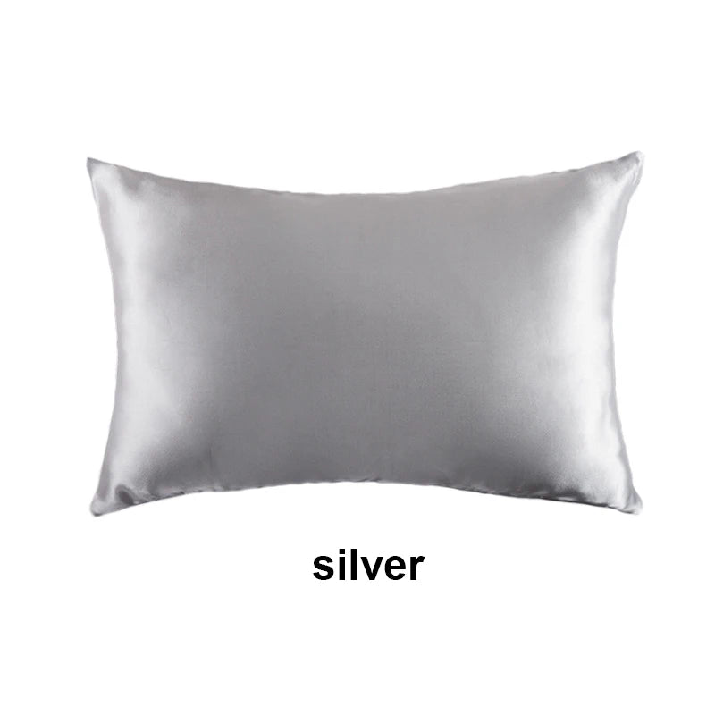 16/19/22 Momme 100% Mulberry Silk Pillow case and  SilK Bonnet Set Custom logo Gift-11