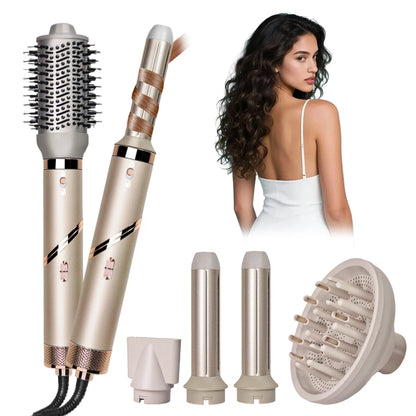 5 in 1 Negative Ion Hair Dryer Brush Blow Dryer Brush Set-0
