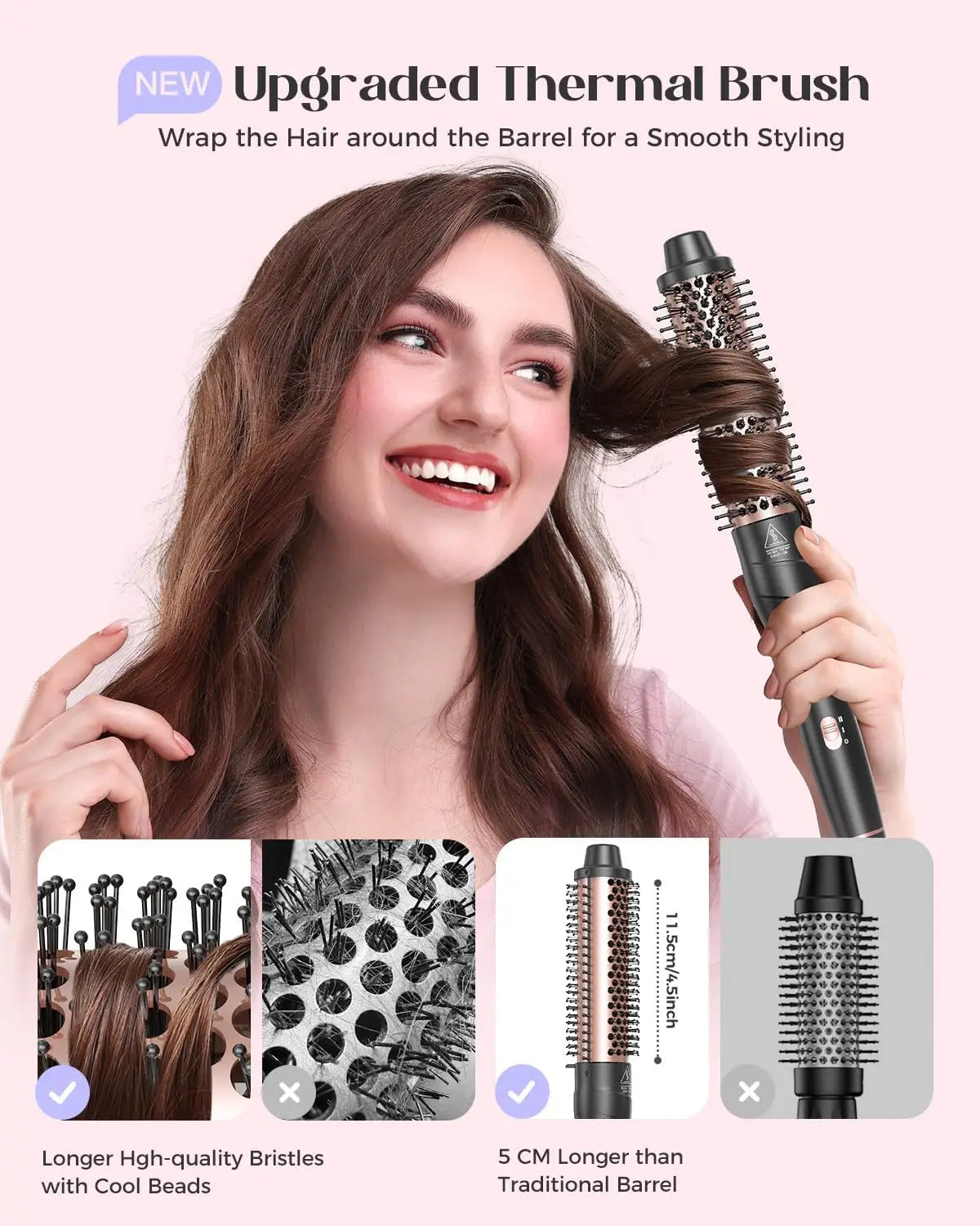 New Style 5 in 1 Interchangeable Hair Curler PTC Fast Heating Curling Ceramic Coating Portable Curling Iron Salon Household Use-3
