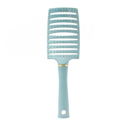 Custom Logo Large Curved Comb Hair Extension Wet/Dry Styling Comb with Vent Detangling Massage Nylon Material Brush-7