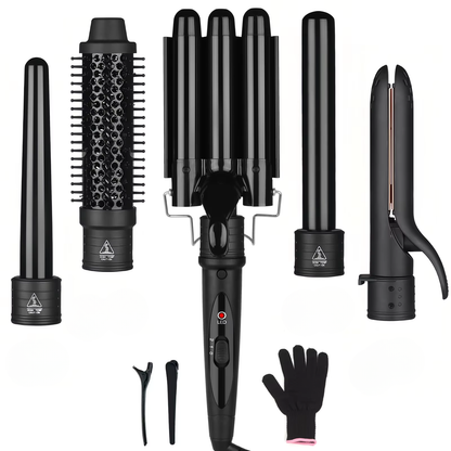 New Style 5 in 1 Interchangeable Hair Curler